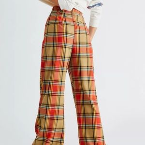 Free People Plaid Jules Pants